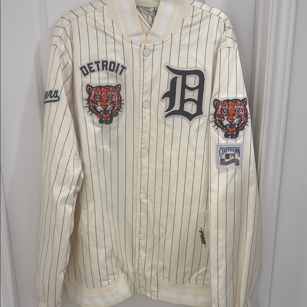 Detroit Tigers Cream Jacket